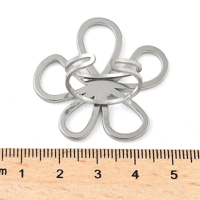 304 Stainless Steel Open Cuff Rings for Women LS-RJEW-U060-04A-P-1