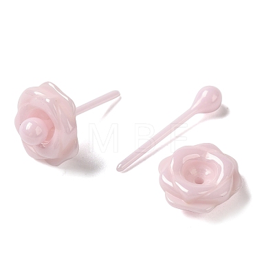 Hypoallergenic Bioceramics Zirconia Ceramic Stud Earrings EJEW-F340-01A-1