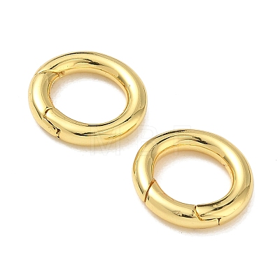 Brass Spring Gate Rings KK-H523-07A-G-1