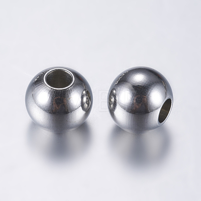 202 Stainless Steel Beads STAS-L198-14P-1