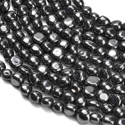Synthetic Terahertz Stone Beads Strands G-K395-A13-01-1