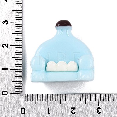 Opaque Resin Decoden Cabochons RESI-N039-127C-1