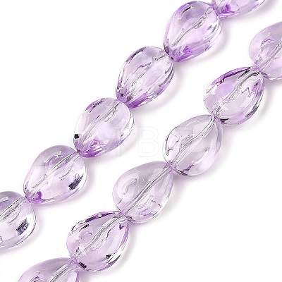 Transparent Glass Beads Strands GLAA-H038-03D-1