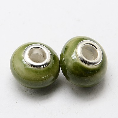 Handmade Porcelain European Beads OPDL-G001-15-1