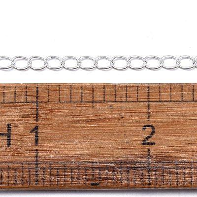 Brass Twisted Chains CHC-Q001-5x4mm-S-1