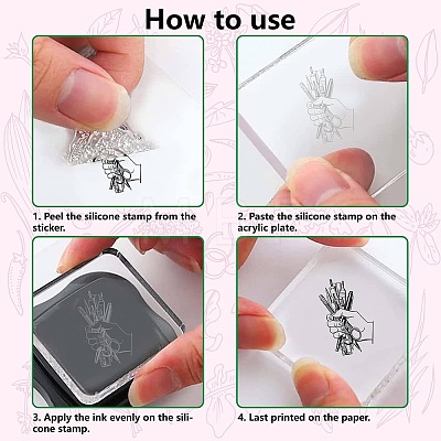 Custom PVC Plastic Clear Stamps DIY-WH0439-0033-1