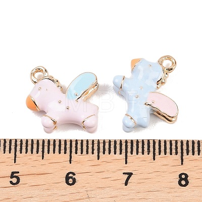 Alloy Enamel Pendants ENAM-A012-05G-1