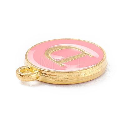 Golden Plated Alloy Enamel Charms ENAM-Q437-14D-1