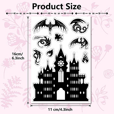 Custom PVC Plastic Clear Stamps DIY-WH0439-0067-1