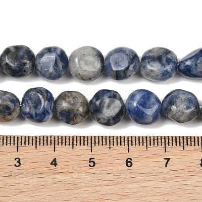 Natural Blue Spot Jasper Beads Strands GG-CBA787B-A29-1