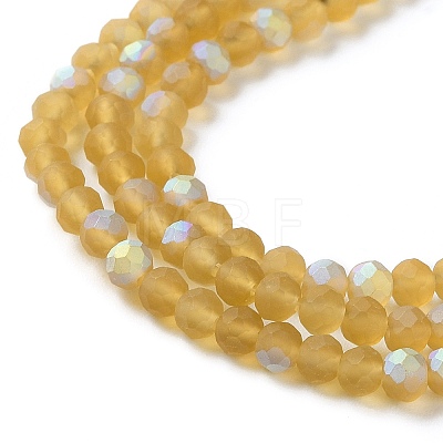 Transparent Glass Beads Strands EGLA-A044-T2mm-MB04-1