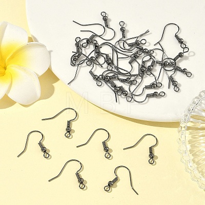 Brass Earring Hooks KK-S075-B-1