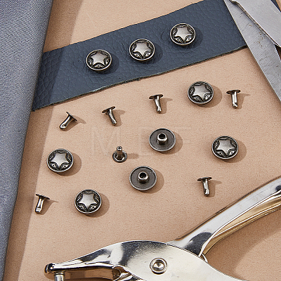 120 Bags Zinc Alloy Decorative Rivets FIND-FH0017-90A-1