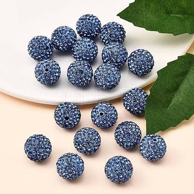 Pave Disco Ball Beads RB-Q195-14mm-2-1
