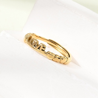 304 Stainless Steel Cuff Open Rings SA-CBAD22F-01G-A-1