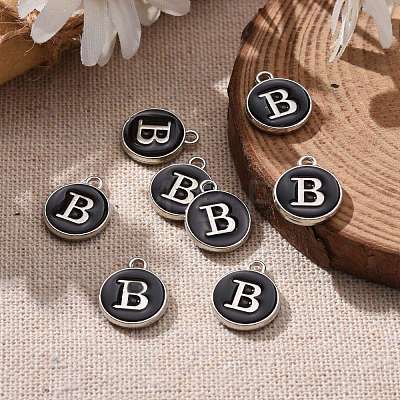 Platinum Plated Alloy Charms ENAM-S118-02B-P-1