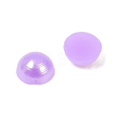 Electroplated Opaque Flat Back Resin Cabochons LS-RESI-XCP0002-45C-1