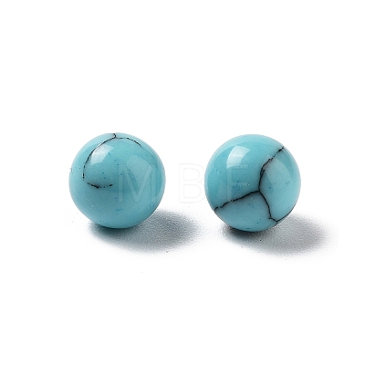 Synthetic Turquoise Sphere Beads G-P520-21-1