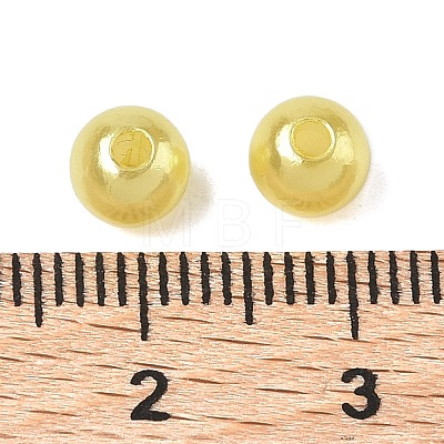 Imitation Pearl Acrylic Beads PL609-6-1