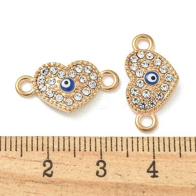 Alloy Blue Enamel Connector Charms ENAM-S003-02C-1