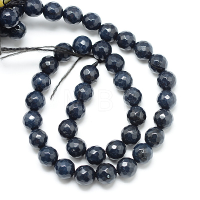 Natural White Jade Bead Strands X-G-R346-8mm-21-1