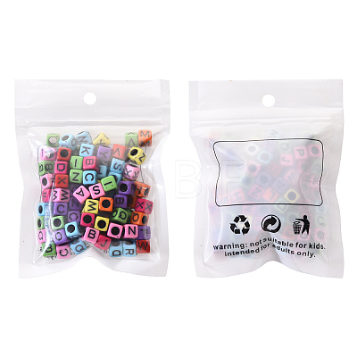 Mixed Color Opaque Acrylic Beads SACR-YW0001-19-1