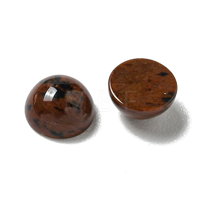 Natural Mahogany Obsidian Cabochons G-Q173-01B-21-1