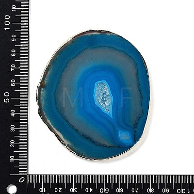 Natural Agate Coaster AJEW-NH0001-04G-1