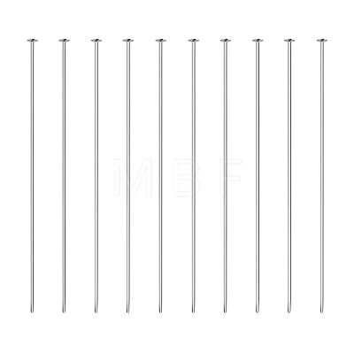 925 Sterling Silver Flat Head Pins STER-BC0001-10S-1