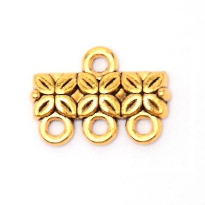 Tibetan Style Zinc Alloy Chandelier Components Links PALLOY-WH0088-15AG-1