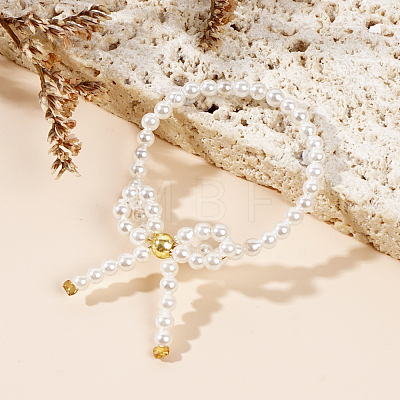 Imitation Pearl Finger Rings for Women PO9869-1