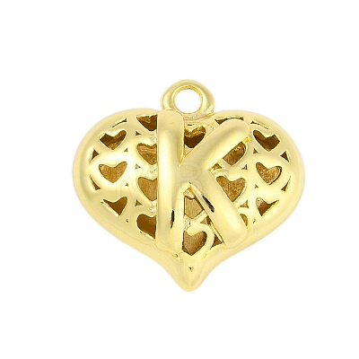 Hollow Brass Pendants for Valentine's Day KK-M289-03K-G-1