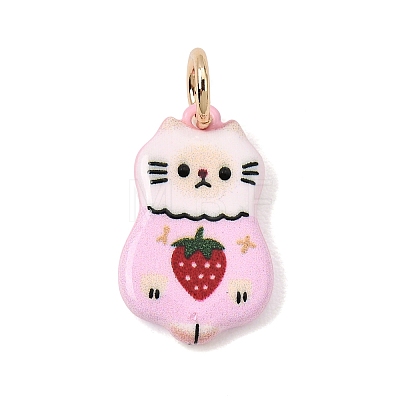 Printed Brass Pendants KK-CBAB1CA-19D-G-1