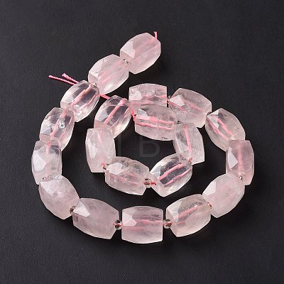 Natural Rose Quartz Beads Strands G-G765-24-1