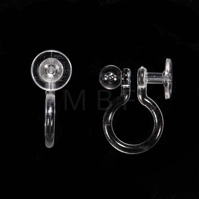 Plastic Clip-on Earring Findings LS-X-KY-F007-03-1