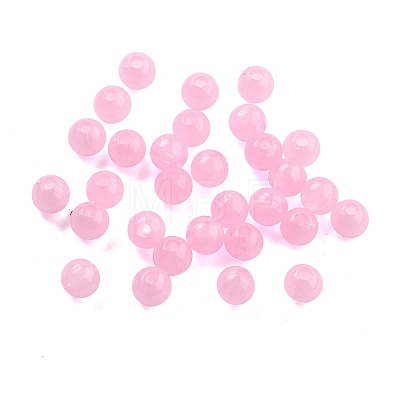 Opaque Luminous Acrylic Beads OACR-G038-06C-1