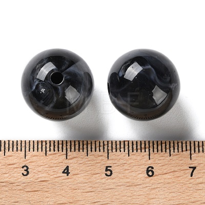 Opaque Acrylic Beads OACR-M015-12A-1