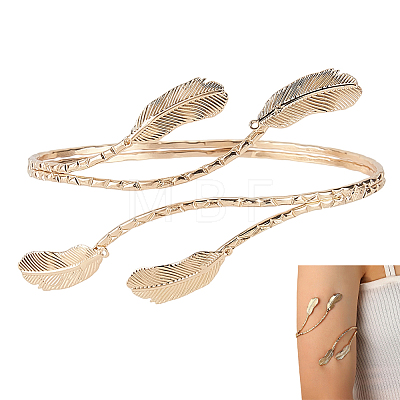 1Pc Alloy Arm Cuff Bangles AJEW-CY0001-33-1