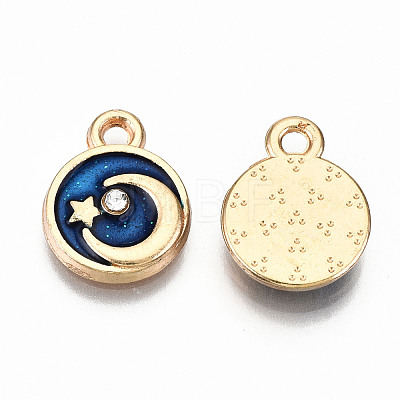 Alloy Enamel Charms ENAM-S126-008-RS-1