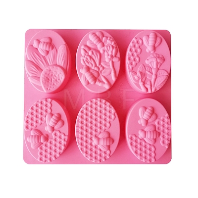 6 Cavities Silicone Molds SOAP-PW0002-06-1