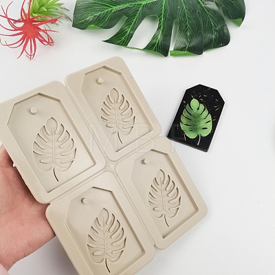 Food Grade Leaf DIY Pendant Silicone Molds PW-WG63601-01-1