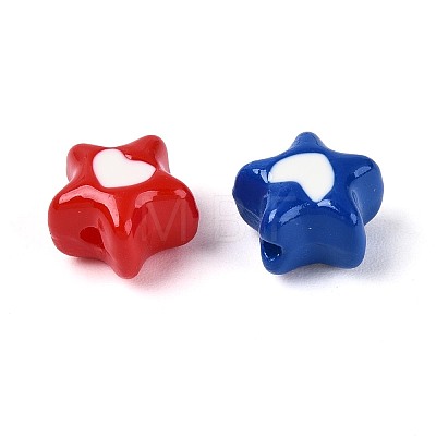Opaque Acrylic Beads OACR-N139-11-1