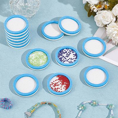 Round Felt Bead Design Board DIY-WH0430-469A-1