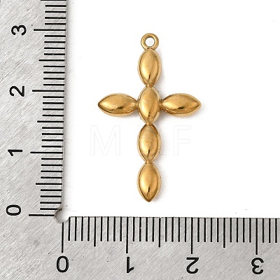 304 Stainless Steel Rhinestone Pendants STAS-B128-09G-05-1