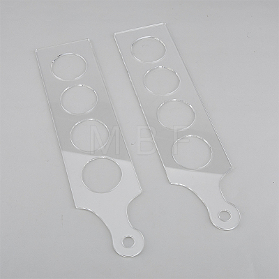 Transparent Acrylic Templates DIY-WH0488-55-1