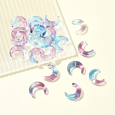 20Pcs Gradient Color Handmade Lampwork Beads LAMP-FS0001-18H-1