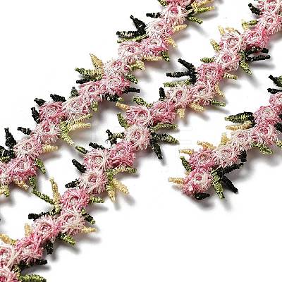 0.7M Flower Polyester Embroidery Lace Ribbon OCOR-XCP0002-21-1