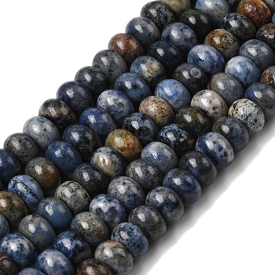 Natural Dumortierite Beads Strands G-A280-A11-01-1