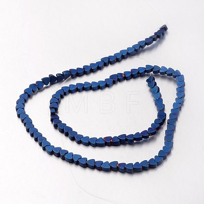 Electroplate Non-magnetic Synthetic Hematite Beads Strands G-F300-23A-F05-1