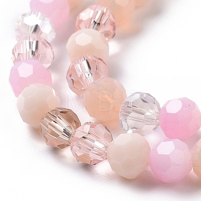 Glass Beads Strands X-GLAA-E036-09E-1